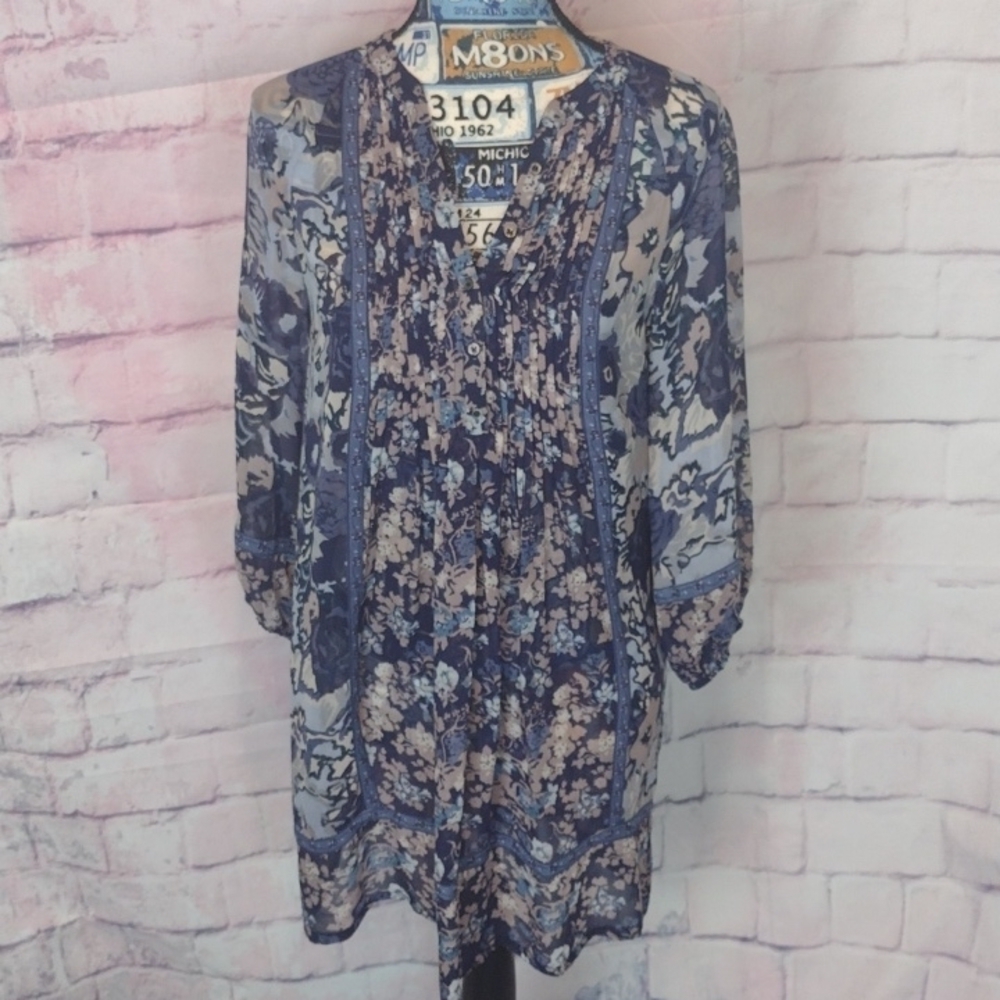 Joie sheer blouse size XS